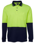 6HPL JB'S HV L/S COTTON BACK POLO