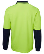 6HPL JB'S HV L/S COTTON BACK POLO