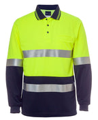 6HMCB JB'S HV L/S (D+N) COTTON BACK POLO