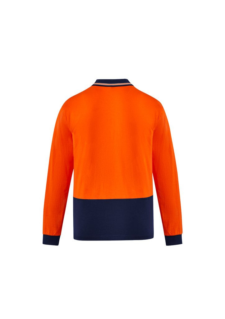 ZH430 SYZMIK MENS 100% COTTON LONG SLEEVE WORK POLO SHIRTS