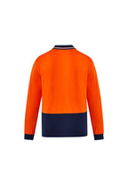 ZH430 SYZMIK MENS 100% COTTON LONG SLEEVE WORK POLO SHIRTS