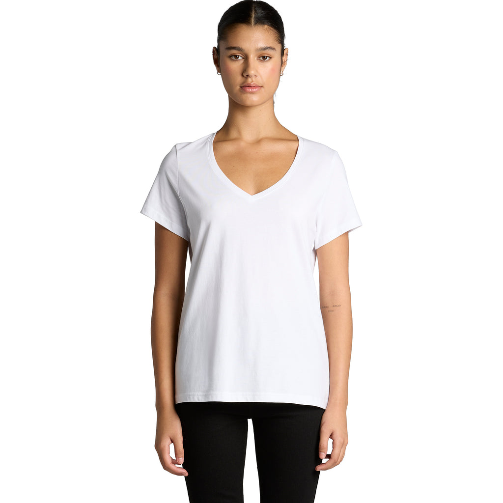 AS Colour Women's Maple V Neck Tee - 4023