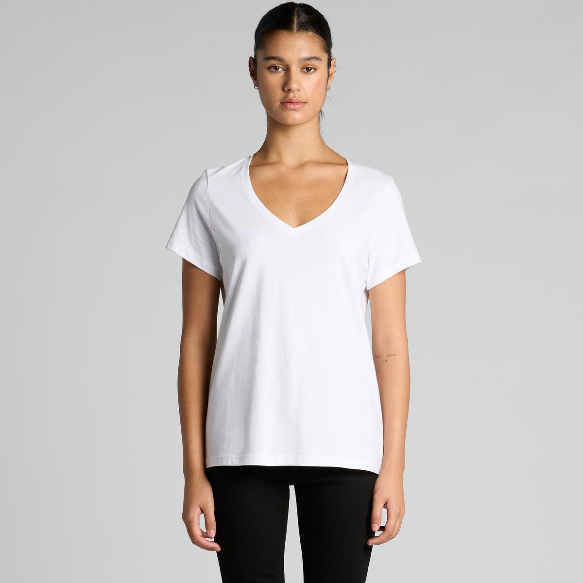 AS Colour Women's Maple V Neck Tee - 4023
