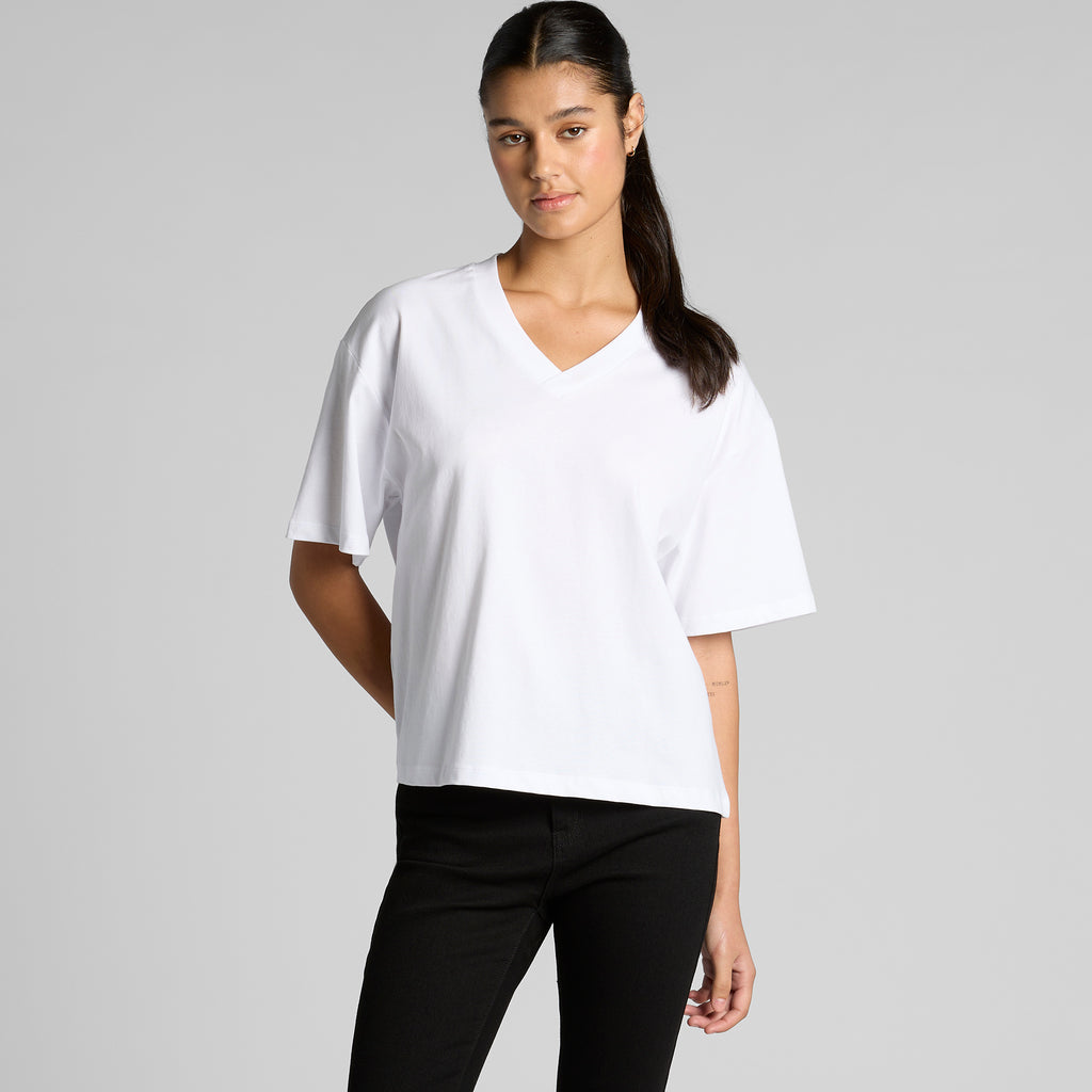 AS Colour Women's Martina V Neck Tee - 4095